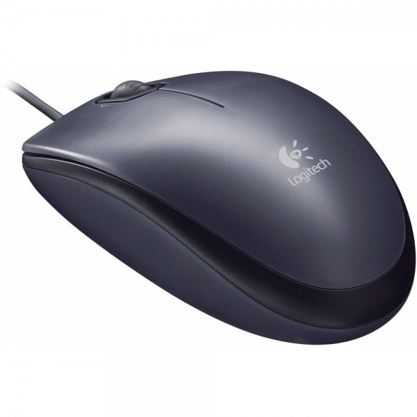 Logitech M90 - Wired Maus - dunkelgrau #285068