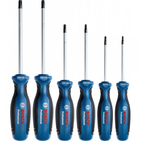 Bosch Professional TX 1600A01V09 6-teilig - Schraubendreher-Set - blau/schwarz Price-Guard