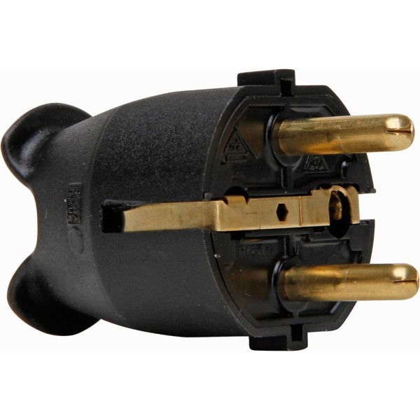 Kopp - Schukostecker - schwarz #402872