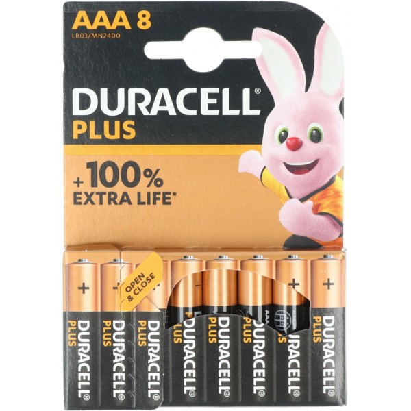 Duracell Plus 141179 - AAA Batterien - 8 #432239
