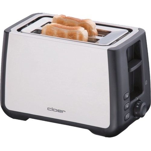 Cloer Toaster 3569 Edelstahl-Schwarz 2-S #1163605_1