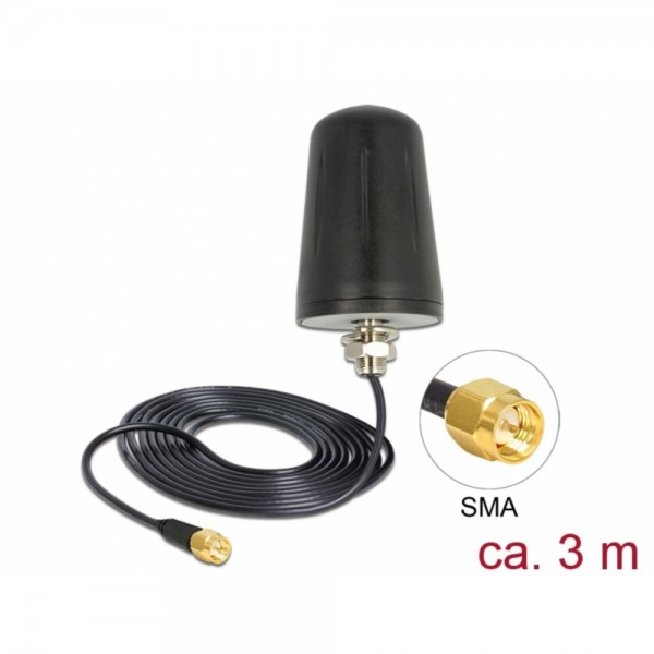 Delock 89534 - Antenne SMA Stecker - sch #324251