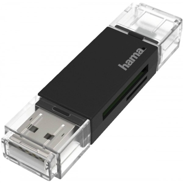 Hama 200130 - USB-OTG Kartenleser SD/mSD #390609