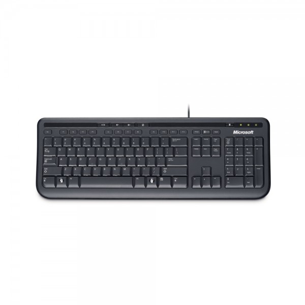 Microsoft Wired Keyboard 600 Schwarz Tas #0587399_1