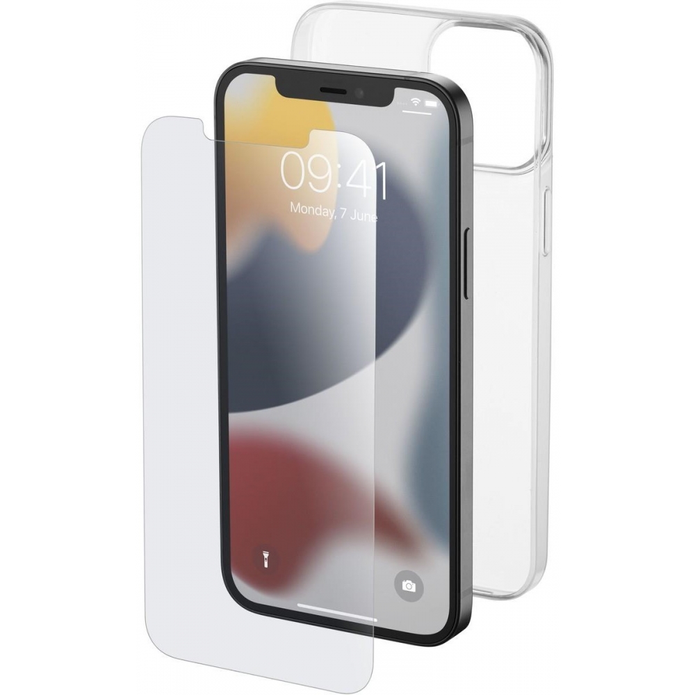 Cellularline Protection Kit Apple iPhone 13 - Displayschutzglas & Hülle -  transparent | Price-Guard