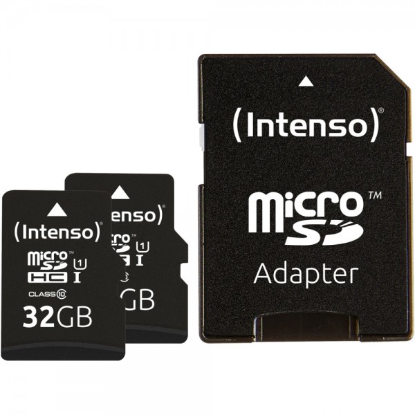 Intenso Doppelpack microSDHC 32GB UHS-I #121642