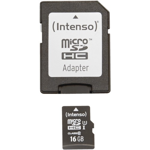 Intenso Micro SD Card 16GB UHS-I inkl. S #0817184_1