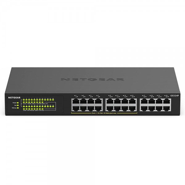 Netgear GS324P 24-Port Unmanaged PoE+ - #324755