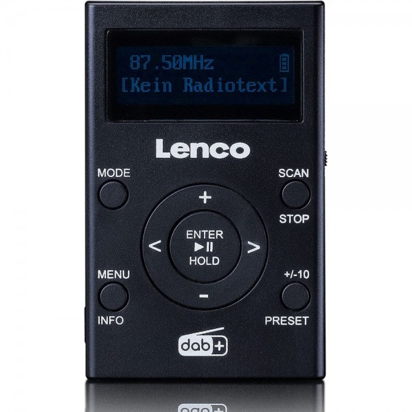 Lenco PDR-011BK - DAB+/FM-Taschenradio m #297617