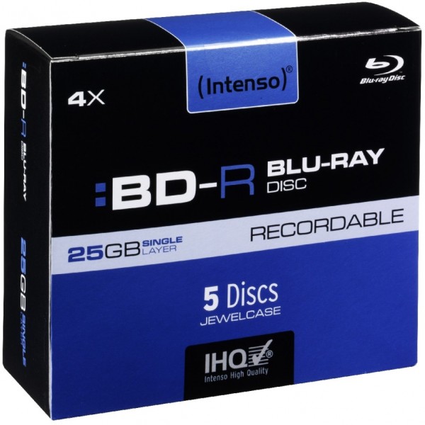 Intenso 5001215 BD-R 4x 25GB Blu-ray Dis #120220