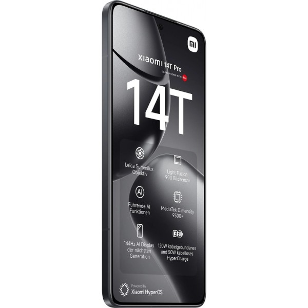 Xiaomi 14T Pro 5G 512GB / 12 GB - Smartphone - titan black