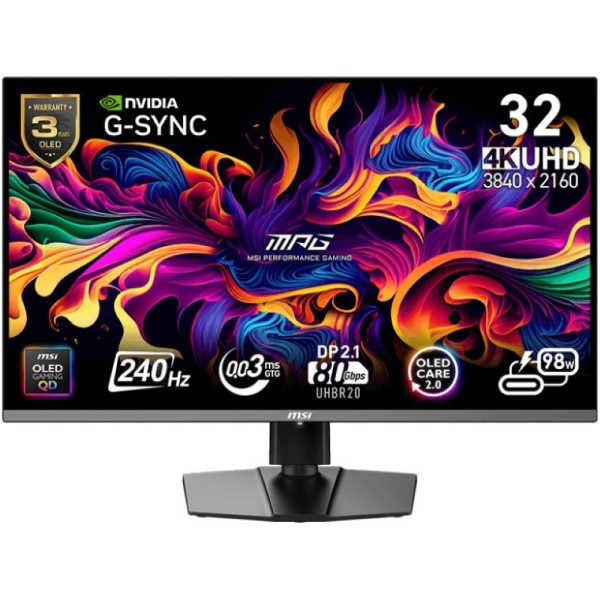 MSI MPG 322URXDE - Gaming Monitor - schw #690898