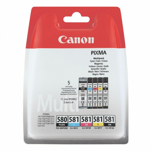 Canon PGI-580/CLI-581 BK/CMYK Multi Pack #96470