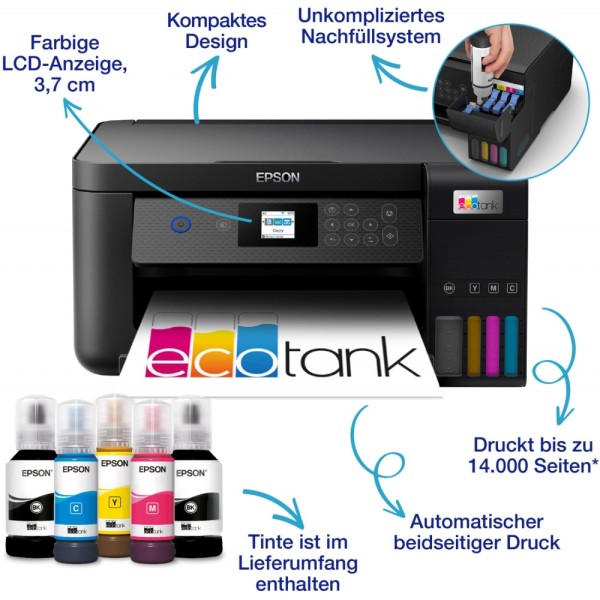 Epson EcoTank ET-2850 - Multifunktionsdr #367485