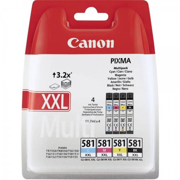 Canon CLI-581XXL C/M/Y/BK Multi Pack Bli #154840