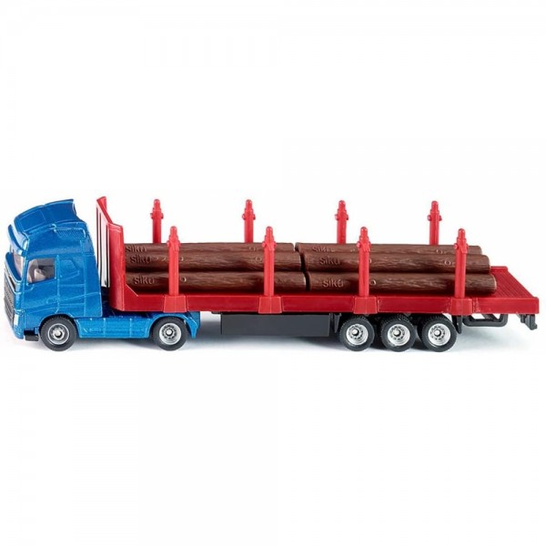Siku 1659 - Holz-Transport-LKW - blau/ro #266058