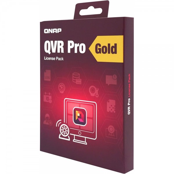 QNAP QVR Pro Gold - Lizenz - 8 zusaetzli #322439