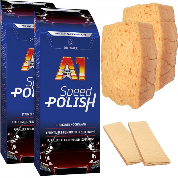 2x A1 Speed Polish 500 ml von Dr. Wack #100533