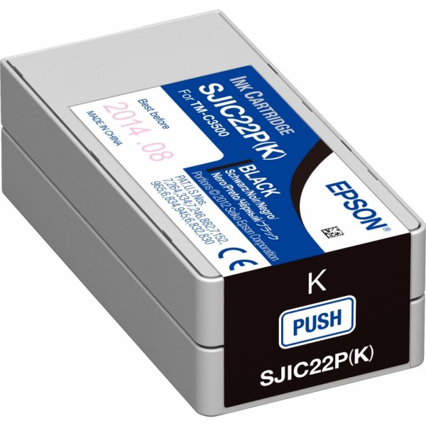Epson SJIC22P(K) - Druckerpatrone - schw #340351
