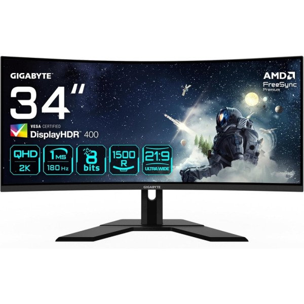 Gigabyte G34WQCP - Gaming-Monitor - schw #655148