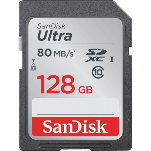 Sandisk Ultra SDXC 128GB 80MB/s UHS-I Sp #1053359_1