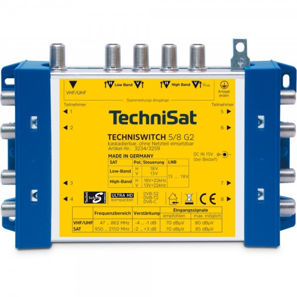 TechniSat TechniSwitch 5/8 G2 - Multisch #339735