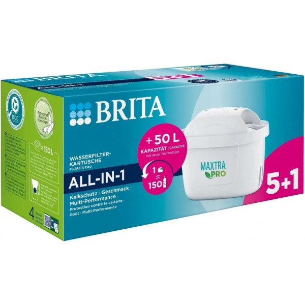 Brita MAXTRA PRO All-in-1 Pack 5+1 #716195