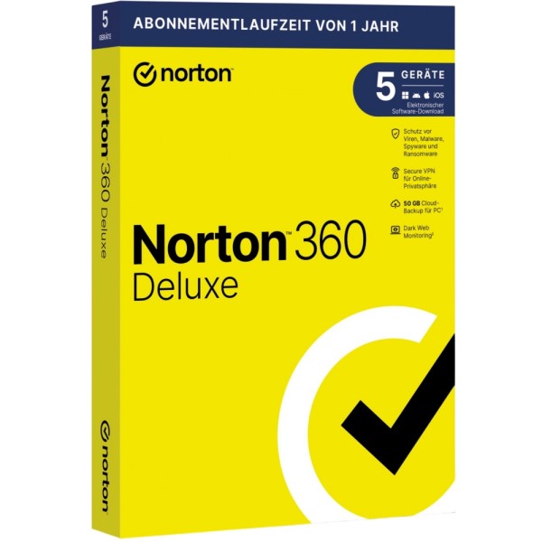 Norton 360 Deluxe 1 Jahr - Sicherheitsso #715232