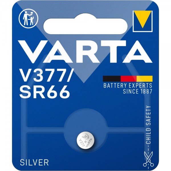 Varta V377/SR66 - Knopfzellenbatterie - #324742