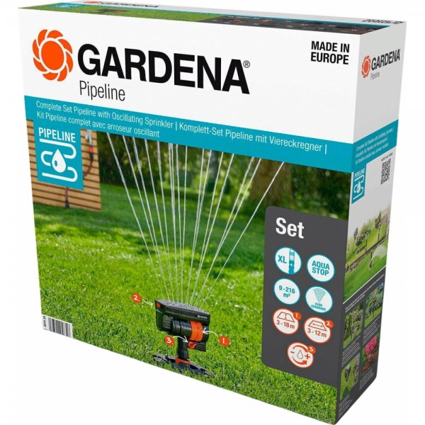 Gardena Viereckregner Komplett-Set Pipel #295790