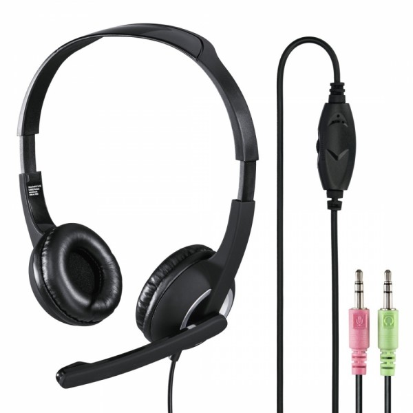 Hama 53982 PC-HEADSET ESS 300 Schwarz-Si #192859