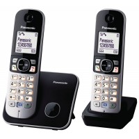 Panasonic KX-TG6812GB Schwarz DECT Schnurlostelefo #771389_1 Panasonic KX-TG6812GB Schwarz DECT Schnurlostelefo #771389_1