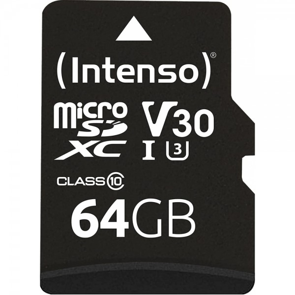 Intenso Micro SD Card 64GB UHS-I inkl. S #286876