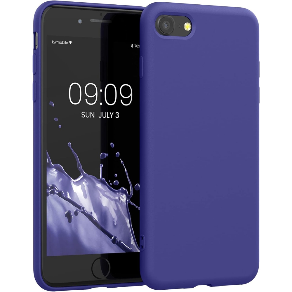 kwmobile Case Apple / SE 8 / / Schutzhülle 20 - violett 22 - | iPhone blue iPhone 7 Price-Guard