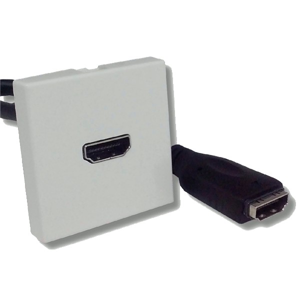 Lineaire Wallplate 45x45 HDMI female fem #717551