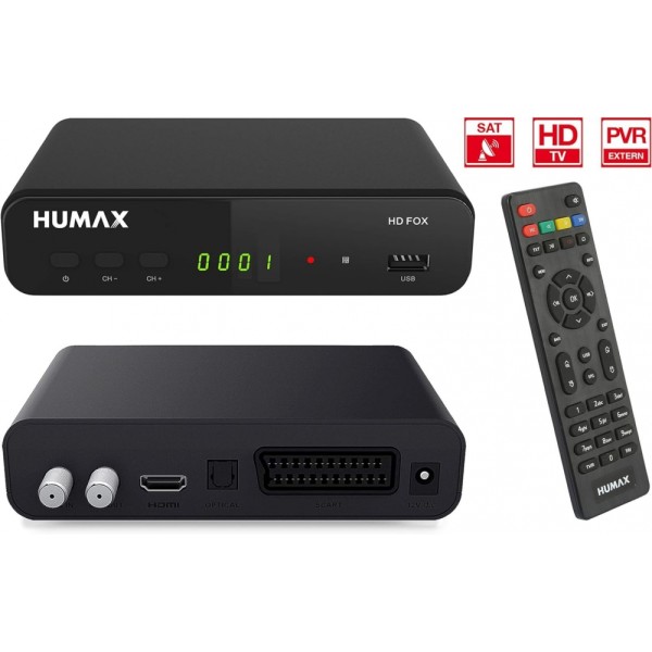 Humax HD Fox - Set-Top-Boxen - schwarz #353429