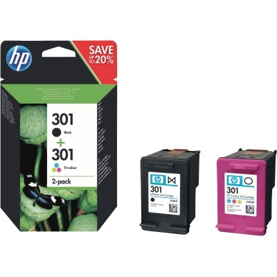 Hewlett Packard 301 Combo Pack Tinte 190 #186507