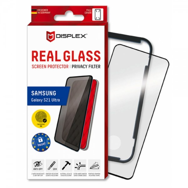 DISPLEX Privacy Glass 3D Samsung S21 Ult #276022