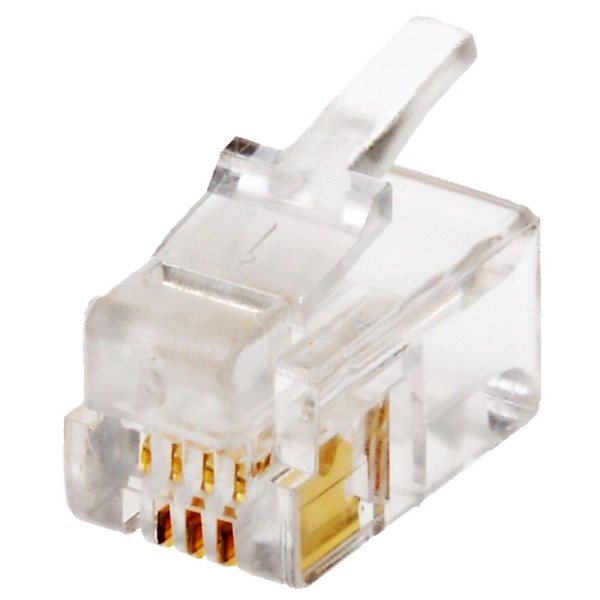 Helos 130385 Modularstecker 4P4C/RJ10 - #450645