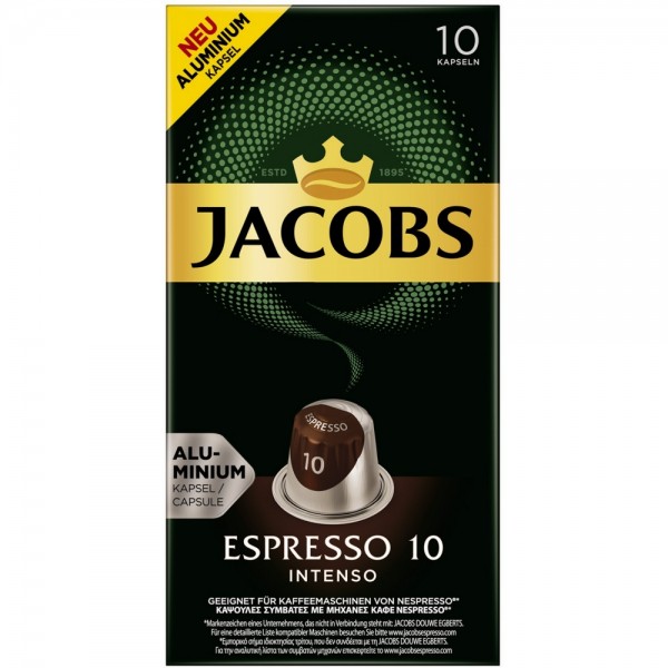Jacobs Espresso Intenso (10 Stueck) Kaps #182061
