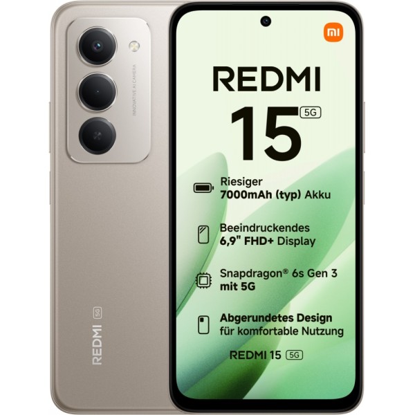 Xiaomi Redmi 15 5G 256 GB / 8 GB - Smart #656559
