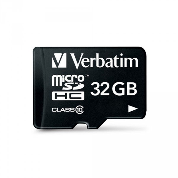 VERBATIM microSDHC Card 32GB Class 10, i #765970137_1