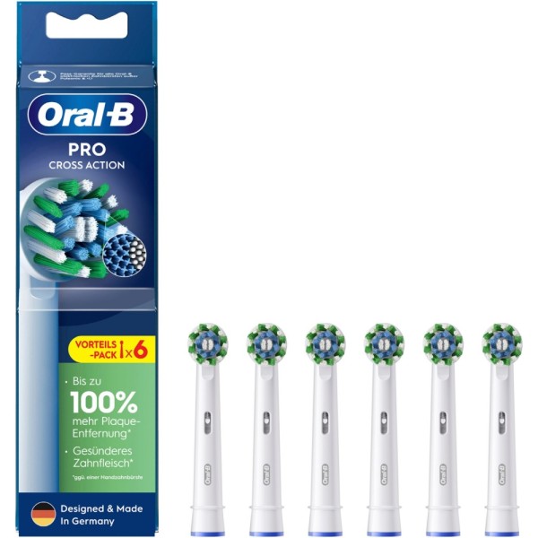 Oral-B Pro CrossAction 6er - Aufsteckbue #342236