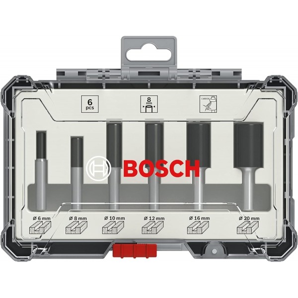 Bosch 2607017466 6-teilig - Nutfraeser S #351142