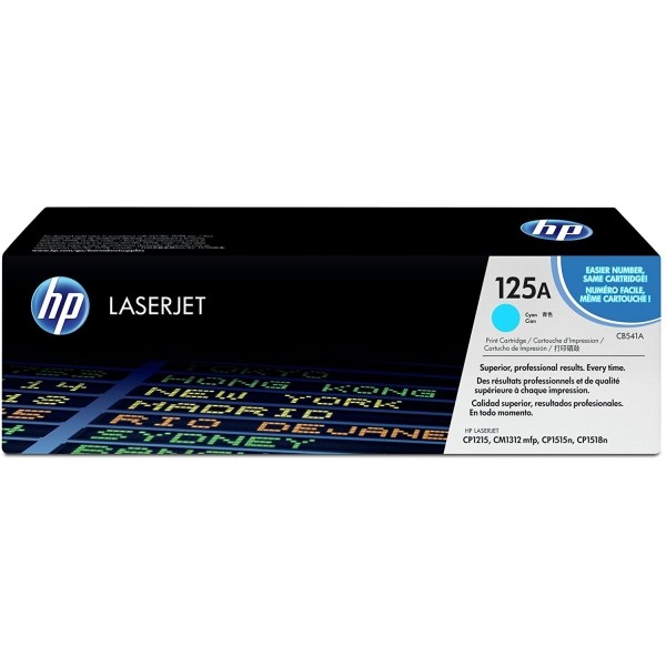 Hewlett-Packard Toner cyan CB541A ,tuerk #199831