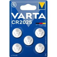 Varta CR2025 5er Pack - Knopfzellenbatte #393659 Varta CR2025 5er Pack - Knopfzellenbatte #393659