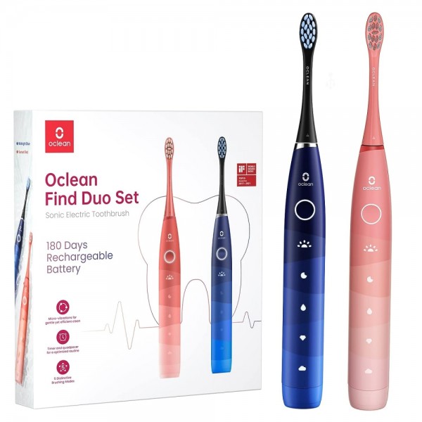 Oclean Find Duo Set - Elektrische Zahnbu #341008