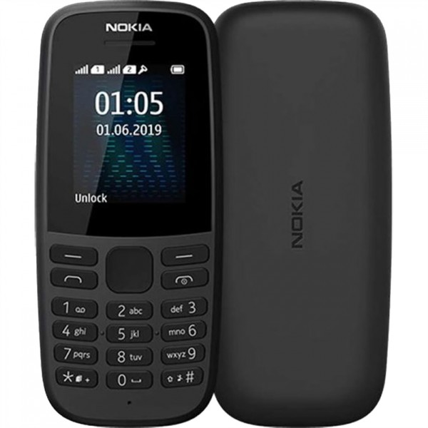 Nokia 105 (2019) - Tastenhandy - schwarz #691824
