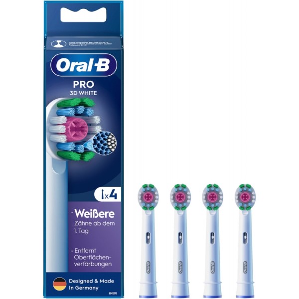 Oral-B Pro 3D White 4er - Aufsteckbuerst #342188