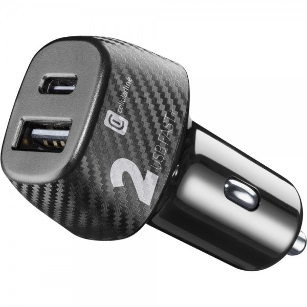 Cellularline Car Multipower 2 Fast+ USB #320419